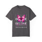 Butterfly Love Unisex Garment-Dyed T-Shirt | Inspirational Gift for Nature Lovers