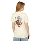 Unisex Snake & Rose Graphic Tee – Heavyweight Cotton