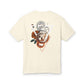 Unisex Snake & Rose Graphic Tee – Heavyweight Cotton