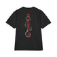Unisex Snake Graphic Drop-Shoulder T-Shirt | Trendy Casual Wear