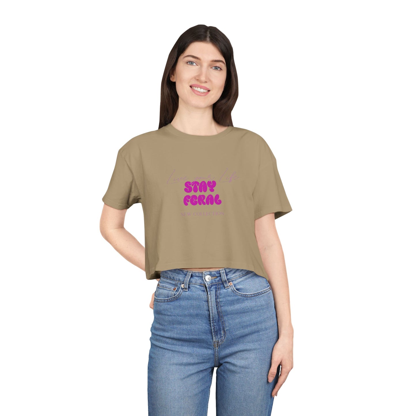 Women's Crop Tee – Stylisch, Bequem & Perfekt für den Sommer