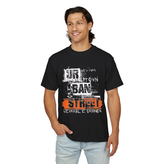 Urban Street Vibe Unisex Heavy Tee - Casual Fashion Statement T-Shirt