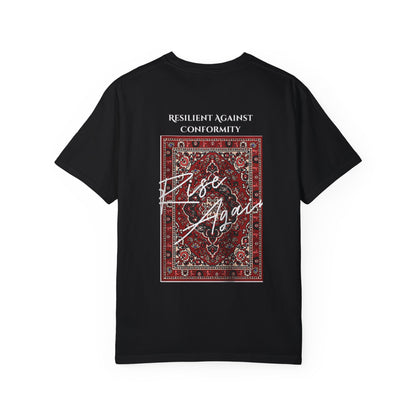 Unisex Rise Again Graphic T-Shirt - Resilient Against Conformity