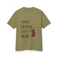 Cool People Live Here Unisex Tee - Heavyweight Cotton T-Shirt